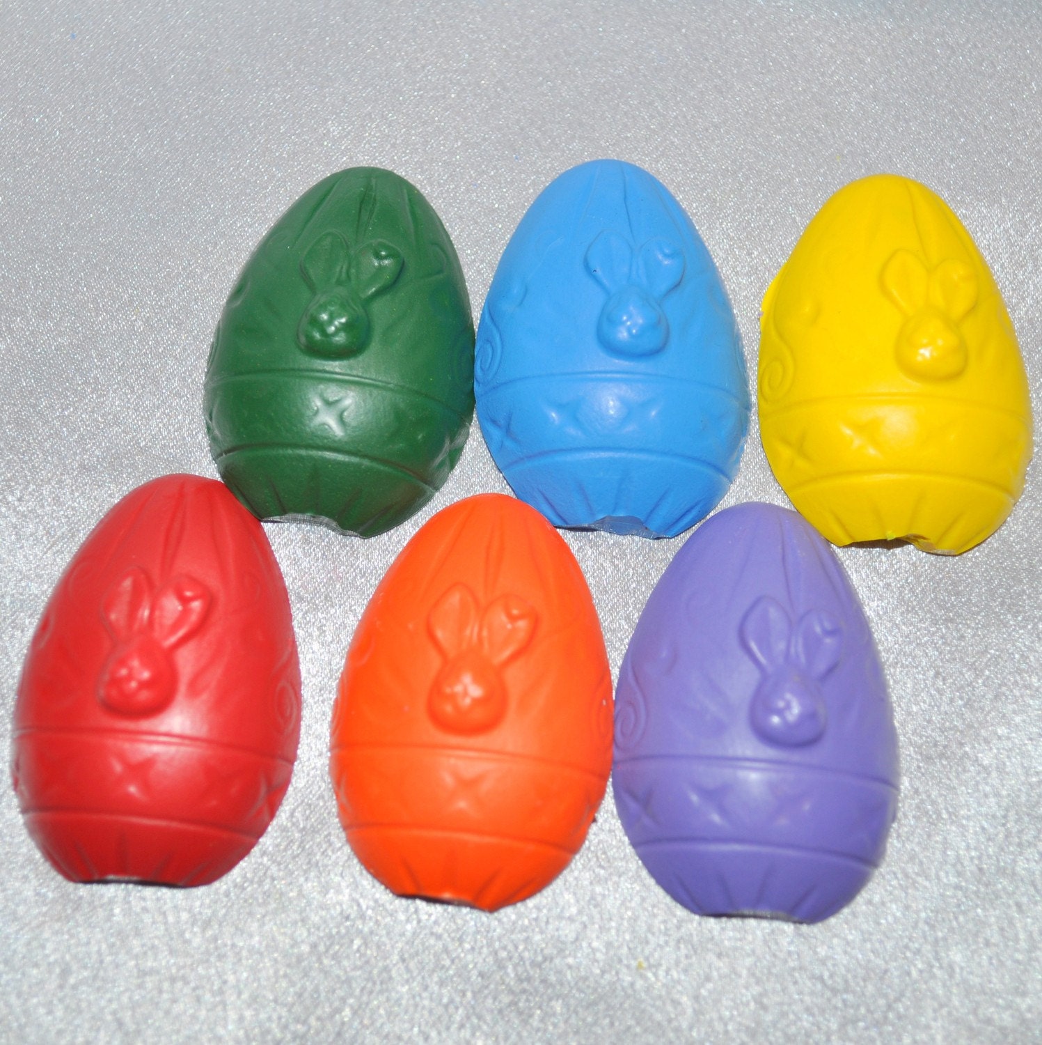 Recycled Crayons Egg Shaped Total of 6. Il_570xn