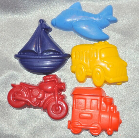 Recycled Crayons Transportation Crayons Total of 5. Il_570xn