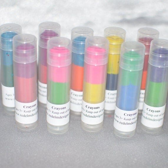 Recycled Crayons In Tubes / Total of 10 Tubes. Il_570xn