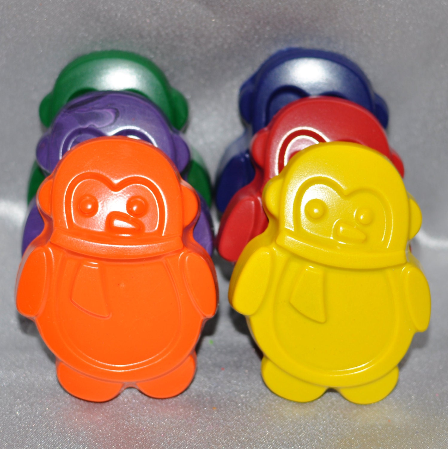 Recycled Crayons Penguin Shaped Total of 6. Il_570xn