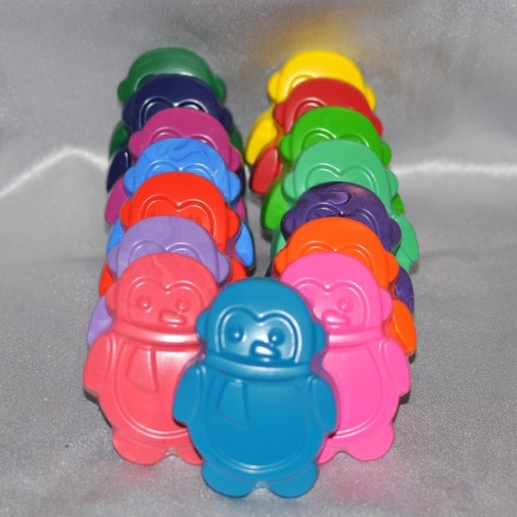 Recycled Crayons Penguin Shaped Total of 15. Il_570xn