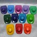 Recycled Crayons Firemen Hat Shaped Total of 12 All Different colors