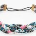 Hand Printed insanity Braided Headband
