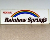 Florida Rainbow Springs vintage bumper sticker