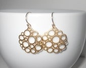 Bubble Earrings in Gold - Dainty Dangle Earrings - Perfect simple gift - morganprather