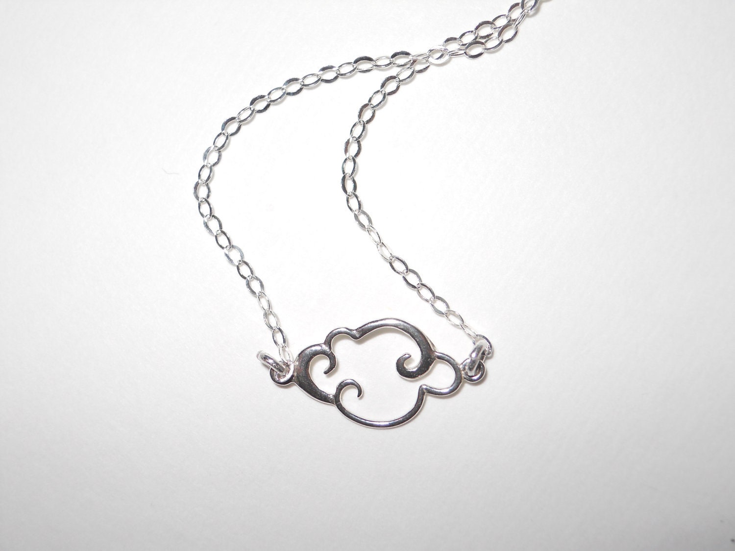 Sterling Silver Cloud Necklace