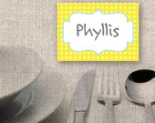 DIY Printable Blank Table Tents: Party Mums (Sunshine Pink)