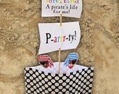Pirate P-arrr-ty Centerpiece: DIY Printable Pirate Ship