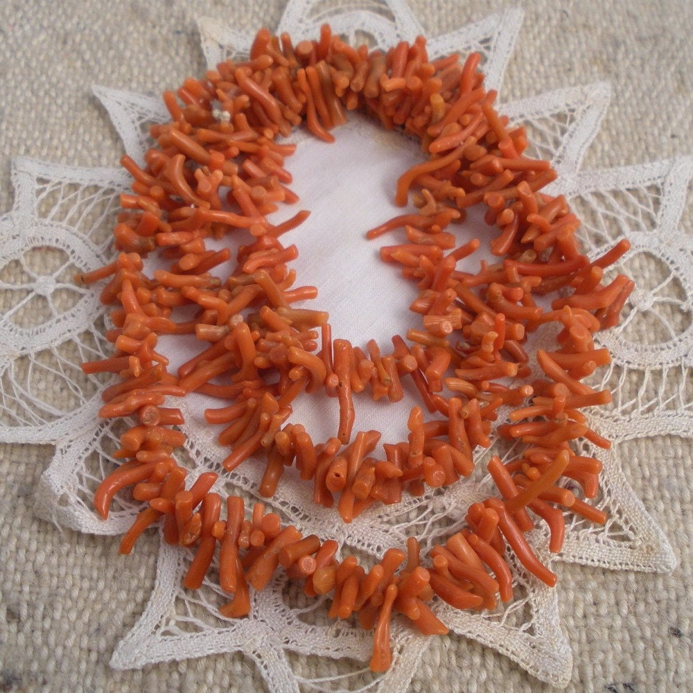 Branch Coral 28 Inches to Wear or Bead