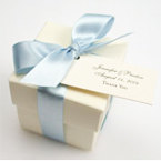 50 Ivory Favor Small Square Linen favor Boxes 2x2x2  - Wedding, Birthdays, Celebrations, bachlorettes, 15th, 16th, 21st