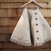 Christmas tree skirt - Au Natural burlap