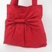 Purse-Shoulder Bag-Double Straps-Red-Large