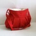 Sale % 10 off-Tote bag-Red-Pleated-Adjustable to Straps