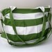 Sale % 10 off-Green Bag-Pleated Bag-Large-Double Straps and Adjustable to Straps-6 Large Pockets-Zipper Clouse