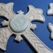 Edible Fondant Cross - Baptism Cake Topper, Confirmation Cake Topper, Cake Decoration, Baking Supplies