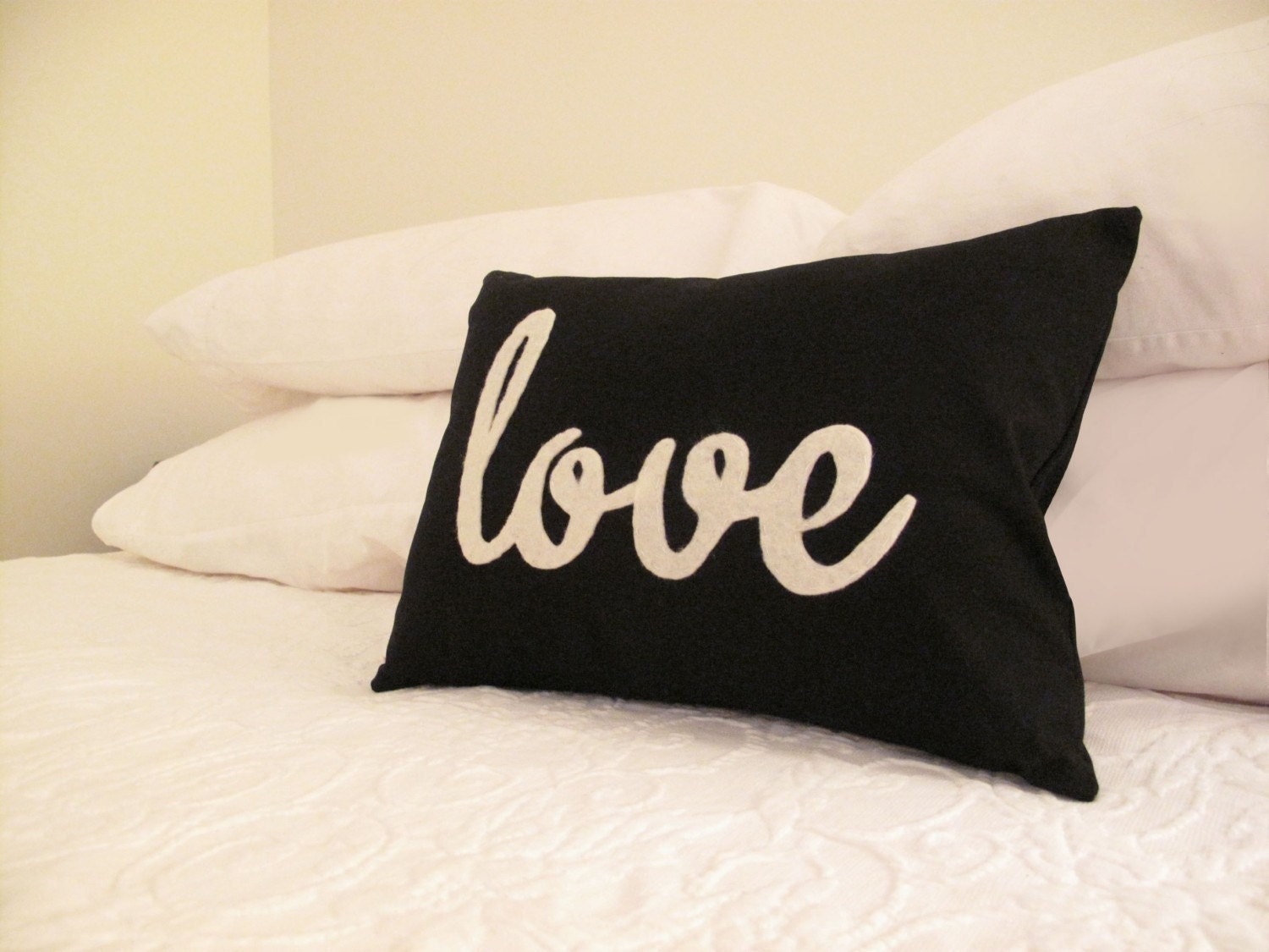 Black Love Pillow
