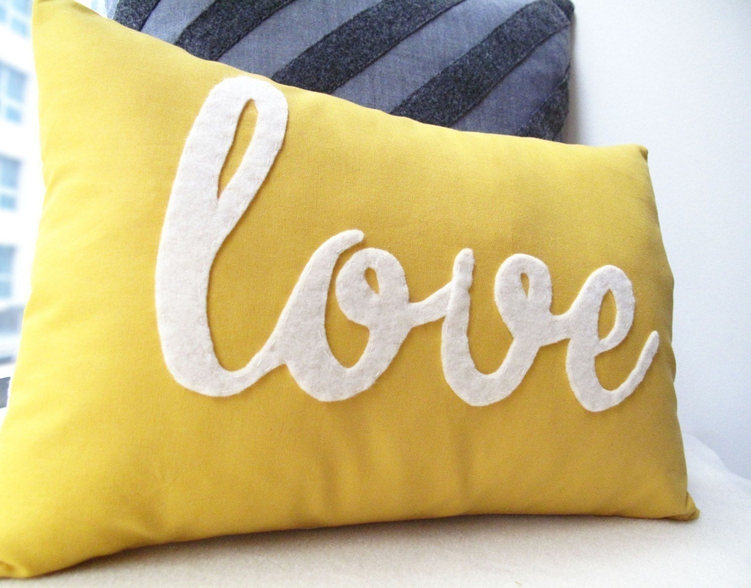 Yellow Love PIllow