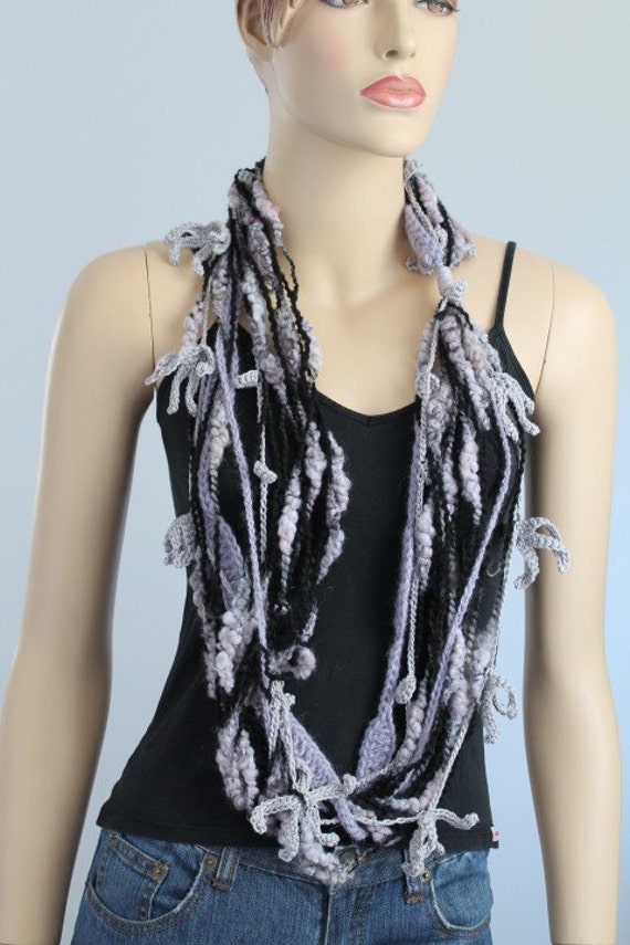 Crochet  Infinity Scarf / Loop Scarf / Scarf Necklace