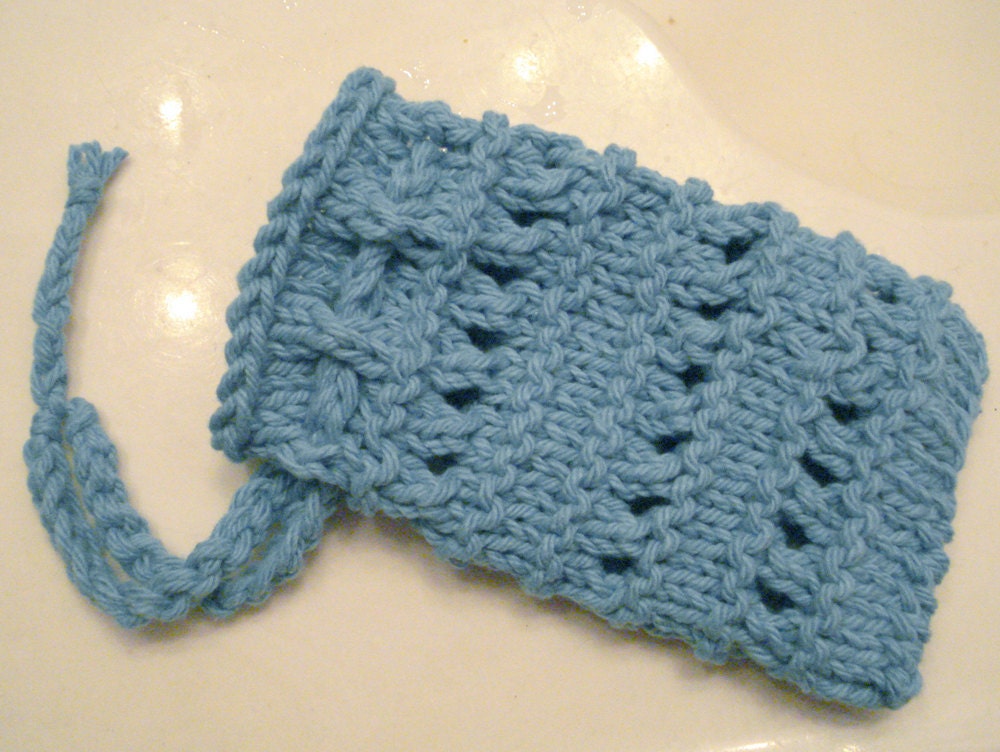 Cotton Knit Soap Saver Ready to Ship or Choose your Color