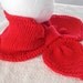 Bright Red Stay-put Ascot Hand Knit Scarf Stay in Place Scarflette