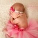 Newborn Tutu Bubble Gum Pink Tutu  size Newborn - 7
