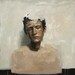 The Disappearing Boy, Archival Digital Fine Art Print of Original Oil Painting Portrait
