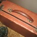 Vintage Small Paper Suitcase -Artcase