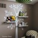 Wall Decals Baby Nursery Decor: Shelving Tree Decal with Birds - Original Wall Decal