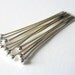 10 Fine Silver Headpins 2 inches long - 20 Gauge