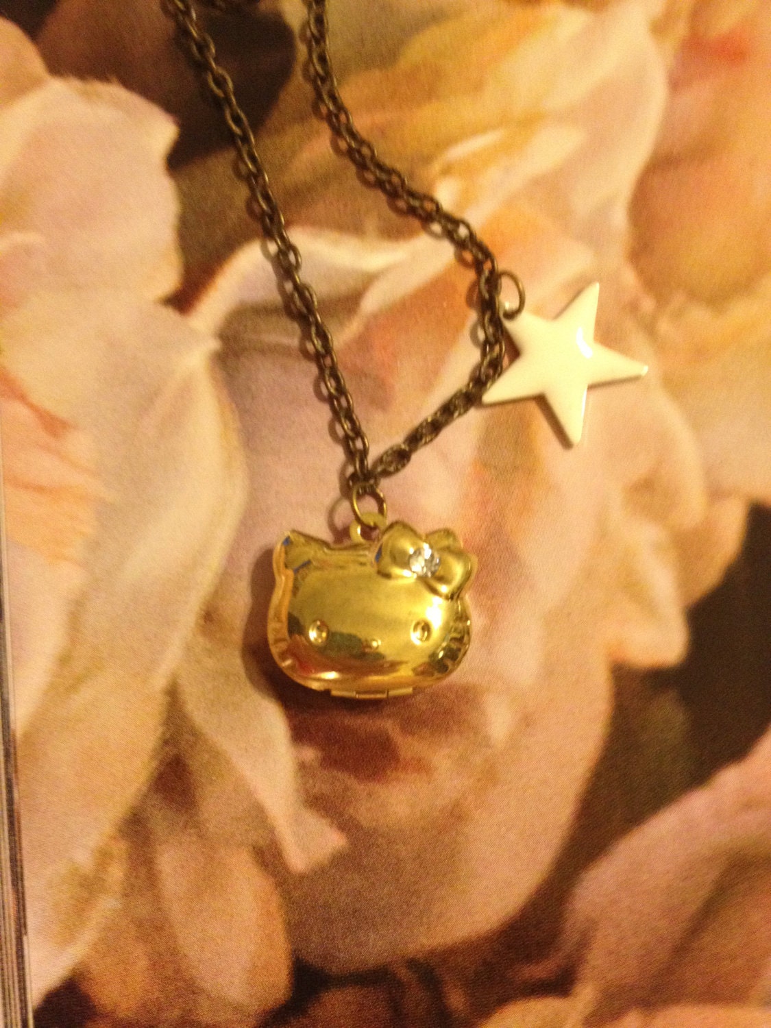 Hello Kitty Locket With Star Charm