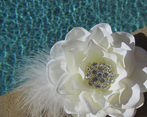 BRIDAL ACCESSORY -------- Bridal Hair Accessory,  Bridal Hairpiece, Bridal Hair Flower, Bridal Headpiece,  Wedding Bridal Hair Accessory
