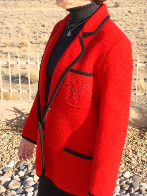 Red Wool Jacket