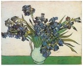 Jigsaw Puzzle, wooden, wood, personalized, custom, figurals, words, 140 pieces, 8 x 10 inches - IRISES