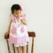 Brother / Sister SET ... Dolce Flutter sleeves Dress & Matching Neck Tie Applique Boys SHORT sleeves T-shirts or Onesie
