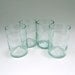 Four Short Pinot Grigio Wine Tumblers // Recycled Glass Bottles