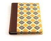 Address Book yellow brown check - nauli
