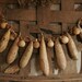 Antique Primitive Gourd Garland with Dried Sweet Potatos