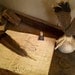 Primitive Gourd with Feathers Make Do Desk or Early Tavern Decor