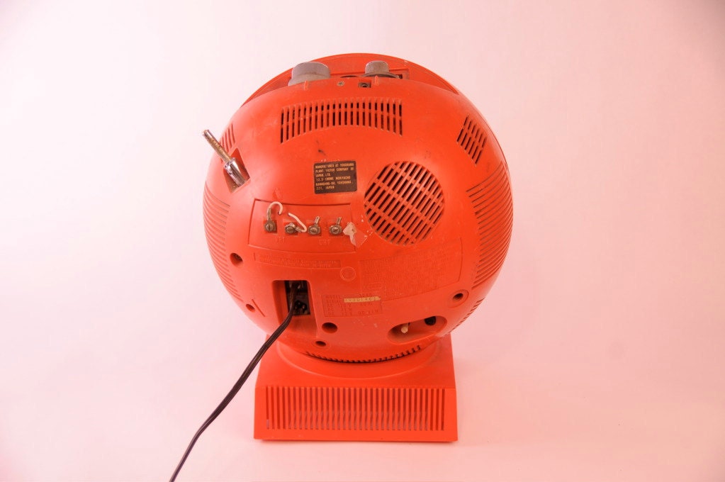 Vintage Red Orb JVC "Videosphere" Television : Jetsons