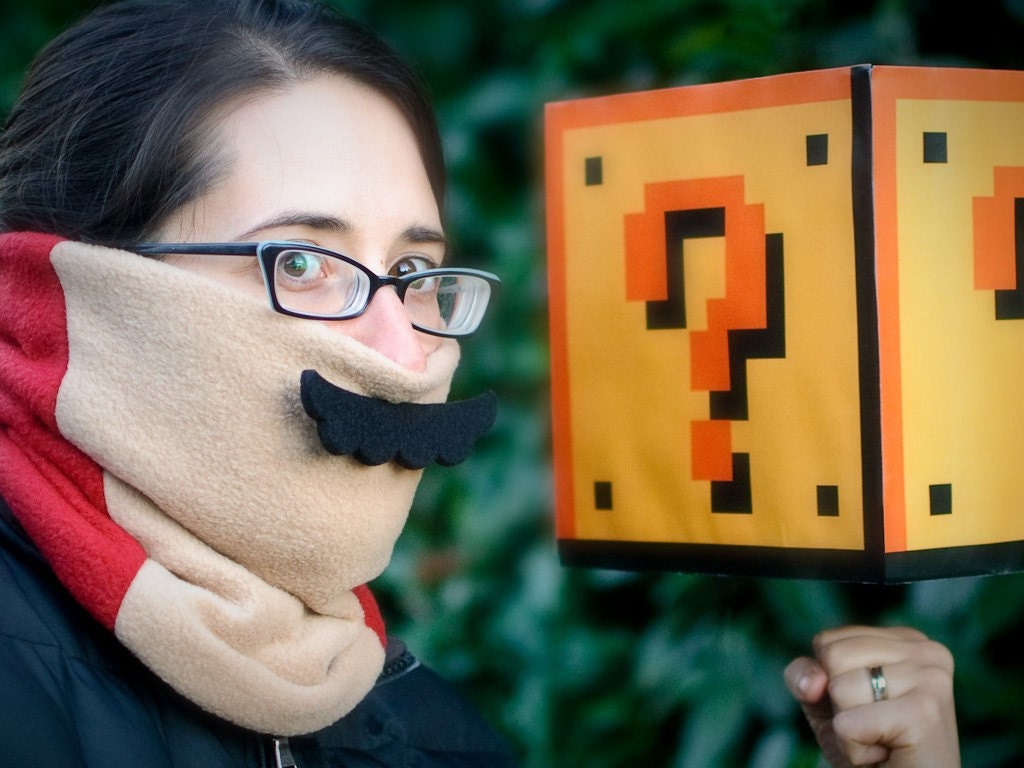 Mario Mustache Neck Warmer