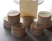 Rustic Wedding Card Holders - Set of 20 - Birch Branch Rustic Table Number Holder Country Outdoor Natural Wedding Eco Friendly