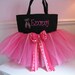 Embroidered Dance Bag - Personalized Ballet bag with Ballet Slippers