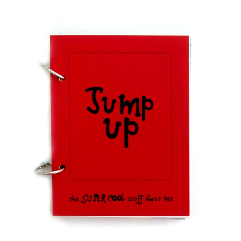 Kid's Journal, Activity Book - Jump Up - Fire Engine Red