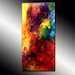 Abstract Painting,  Original Abstract painting, Contemporary Modern Fine Art, Colorful Canvas Art, by Henry Parsinia Large 48x24