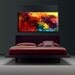 Abstract Painting,  Original Abstract painting, Contemporary Modern Fine Art, Colorful Canvas Art, by Henry Parsinia Large 48x24