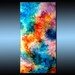 Large Abstract Painting, Original Abstract painting, Contemporary Modern Fine Art, Colorful Canvas Art, by Henry Parsinia 48x24