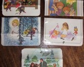 Vintage Storybook Paper and Vinyl Wallet