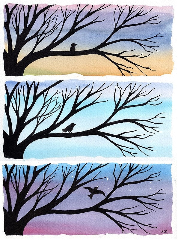 Brave - Original watercolor painting