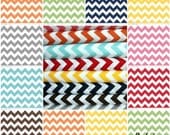 In stock, Medium Chevron fabric by Riley Blake Designs - Create your own Fat Quarter Bundle- 6 total