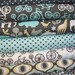 Boy, Blue and Grey quilt bundle, 1/2 yd of each 6 total